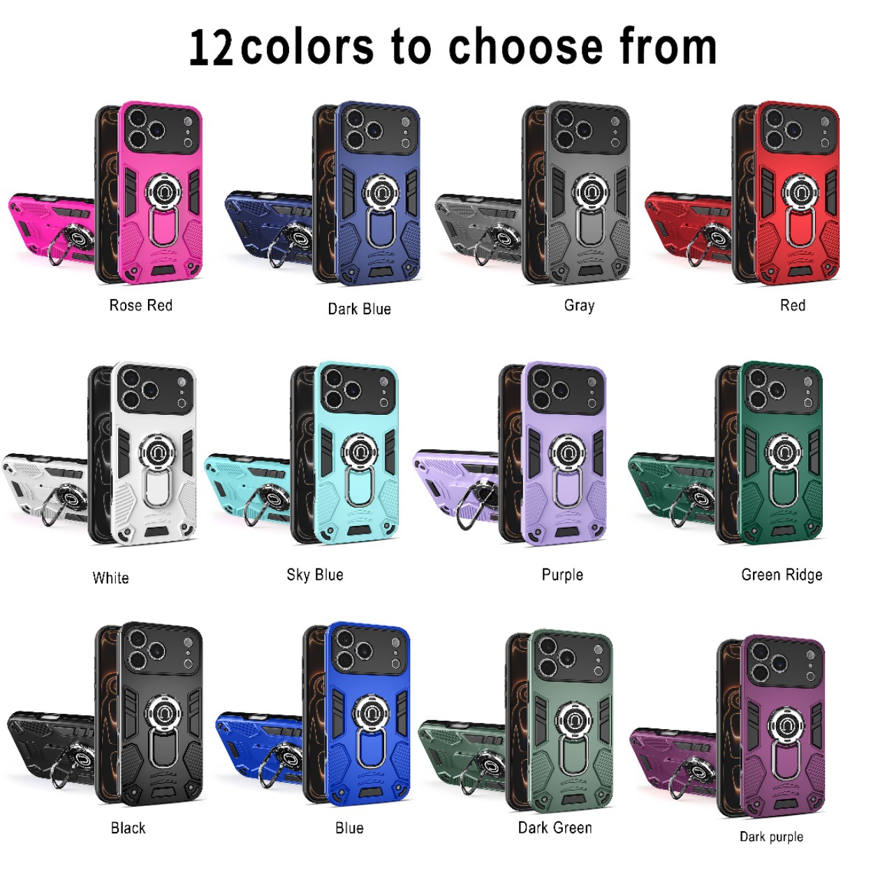 iphone17promax合一苹果17Air手机壳适用跨境防摔多功能支架三星