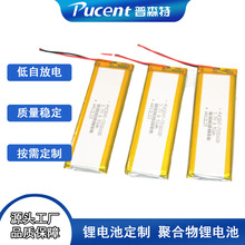 灯具仪器3.7V聚合物电池家电数码锂离子电池长条形仪表锂电池批发