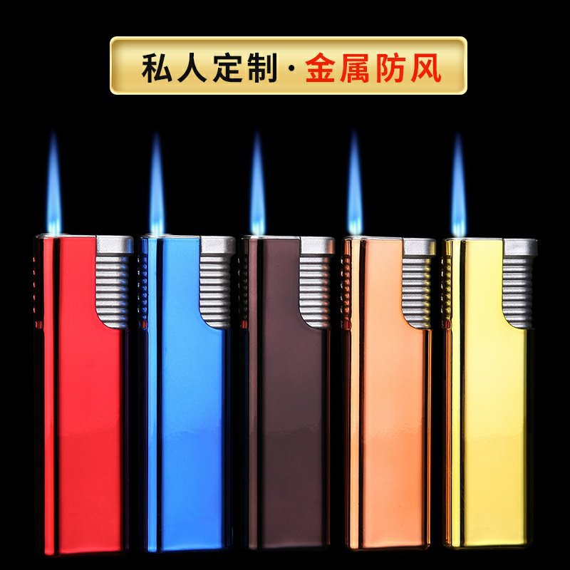 Factory Wholesale Metal Steel Casing Windproof Lighter Personal Commercial Logo Metal Engraving Disposable Lighter