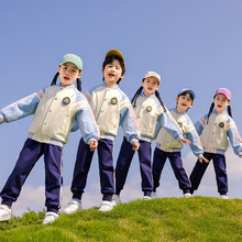 春秋季运动服套装小学生校服幼儿园园服夏季一年级班服两三件套