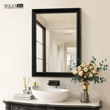 9W 美式复古浴室镜洗漱台卫生间镜子壁挂法式卫浴镜梳妆化妆