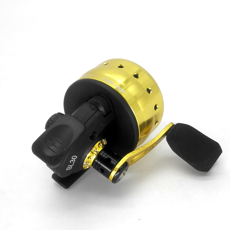 双鱼堡垒30渔轮不锈钢射鱼封闭堡垒鱼轮30弹弓射鱼大力马线渔线轮