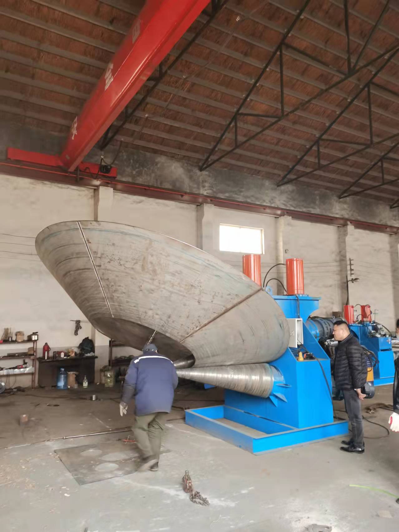 卷锥机16*1600锥度卷板机喇叭口卷圆机厚板锥形桶卷制小口滚圆