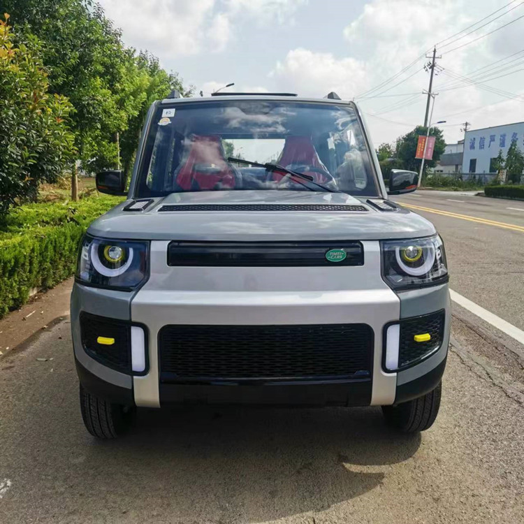 油电两用家用全封闭电动四轮车新能源老年男士代步电瓶车 成人四