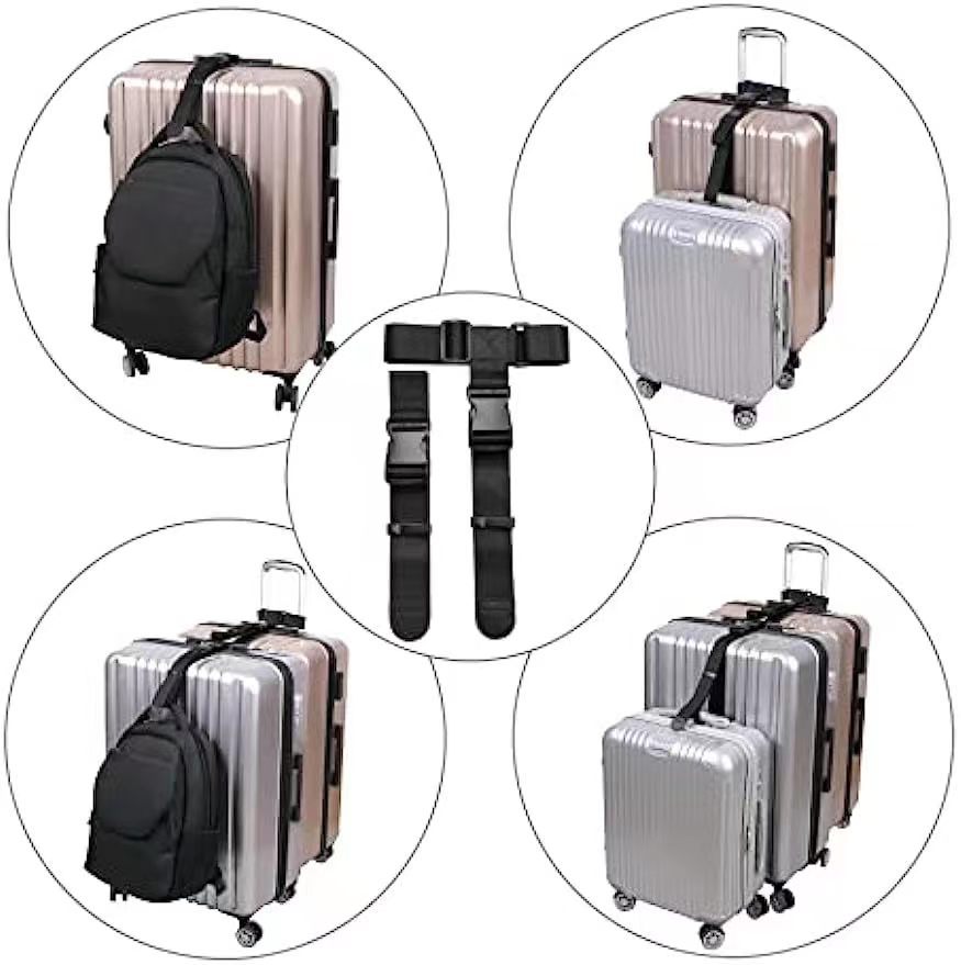 Luggage Joint Belt Connection Luggage Belt Luggage Link Rope Strap Adjustable Packing Belt