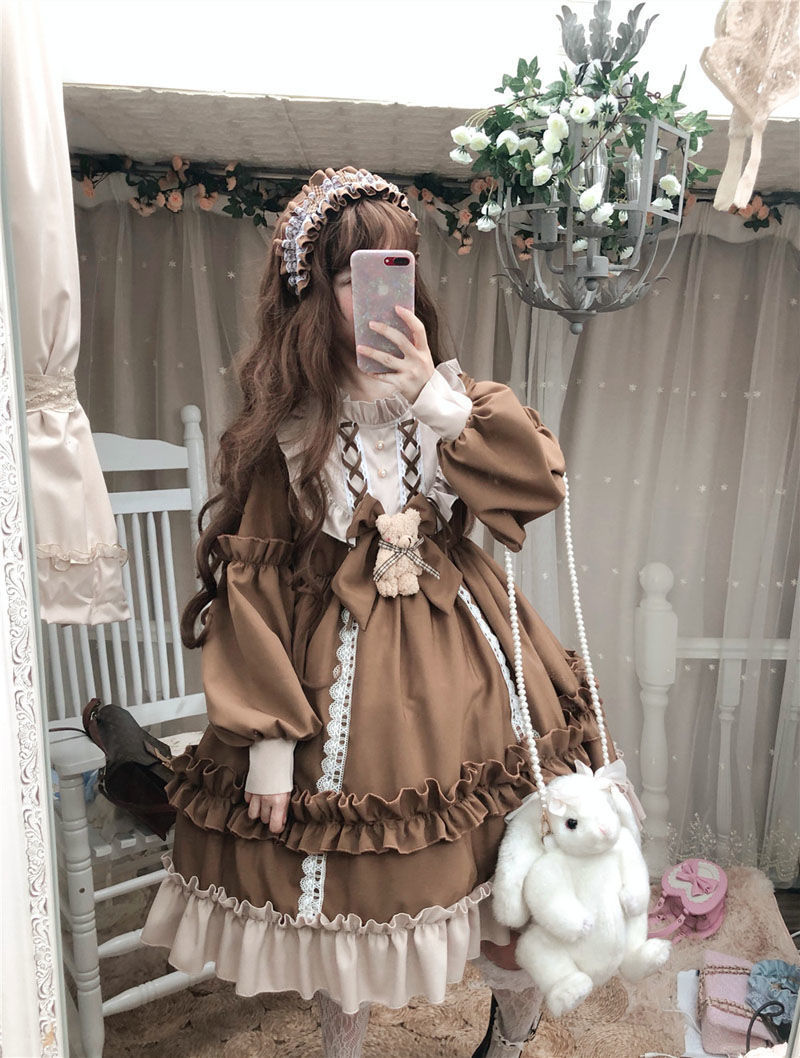 洛丽塔女装全套裙子日系可爱萝莉学生洋装lolita裙软妹裙萌