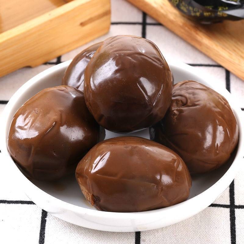 乡巴佬味卤蛋乡吧佬味鸡蛋35克五香无壳黑鸡蛋茶叶蛋整箱批发