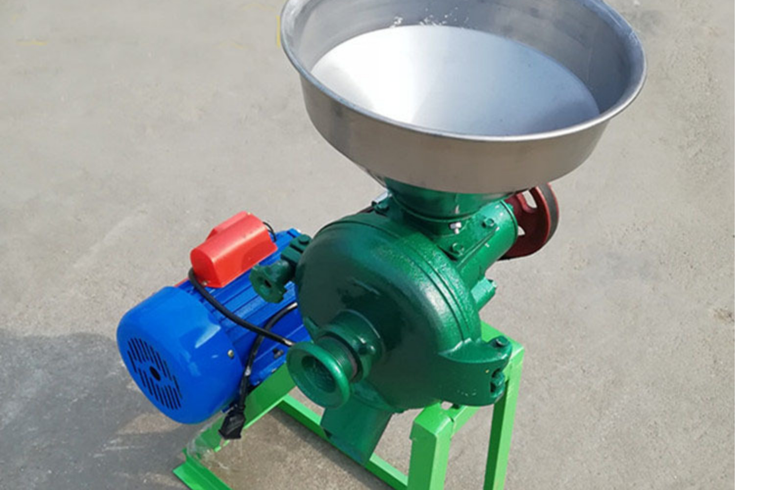 260型商用磨浆机米皮米糕豆浆大型煎饼肠粉米浆机380伏圣鲁牌