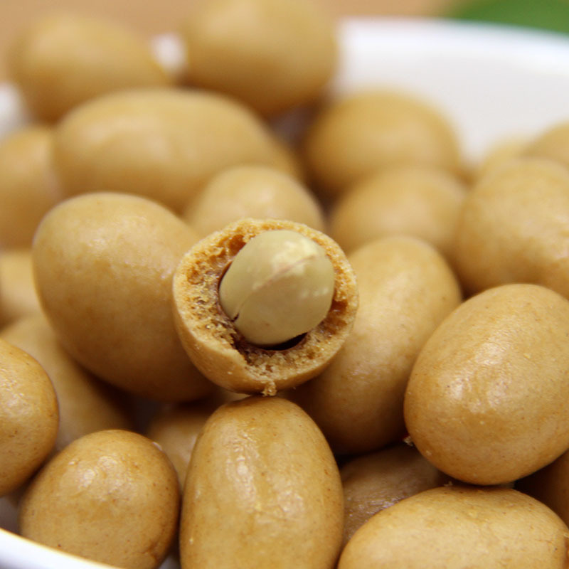 80后怀旧加州原野鱼皮花生罐装538g花生豆裹衣炒货小吃休闲零食