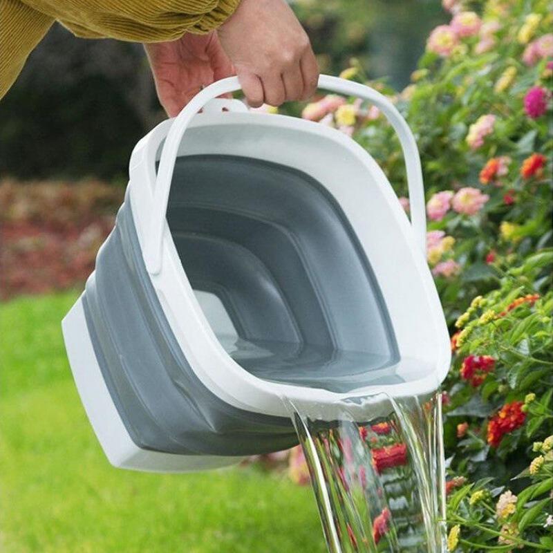 旅行折叠桶水桶可折叠水桶便携式户外洗脸盆水桶家用塑料洗脚桶