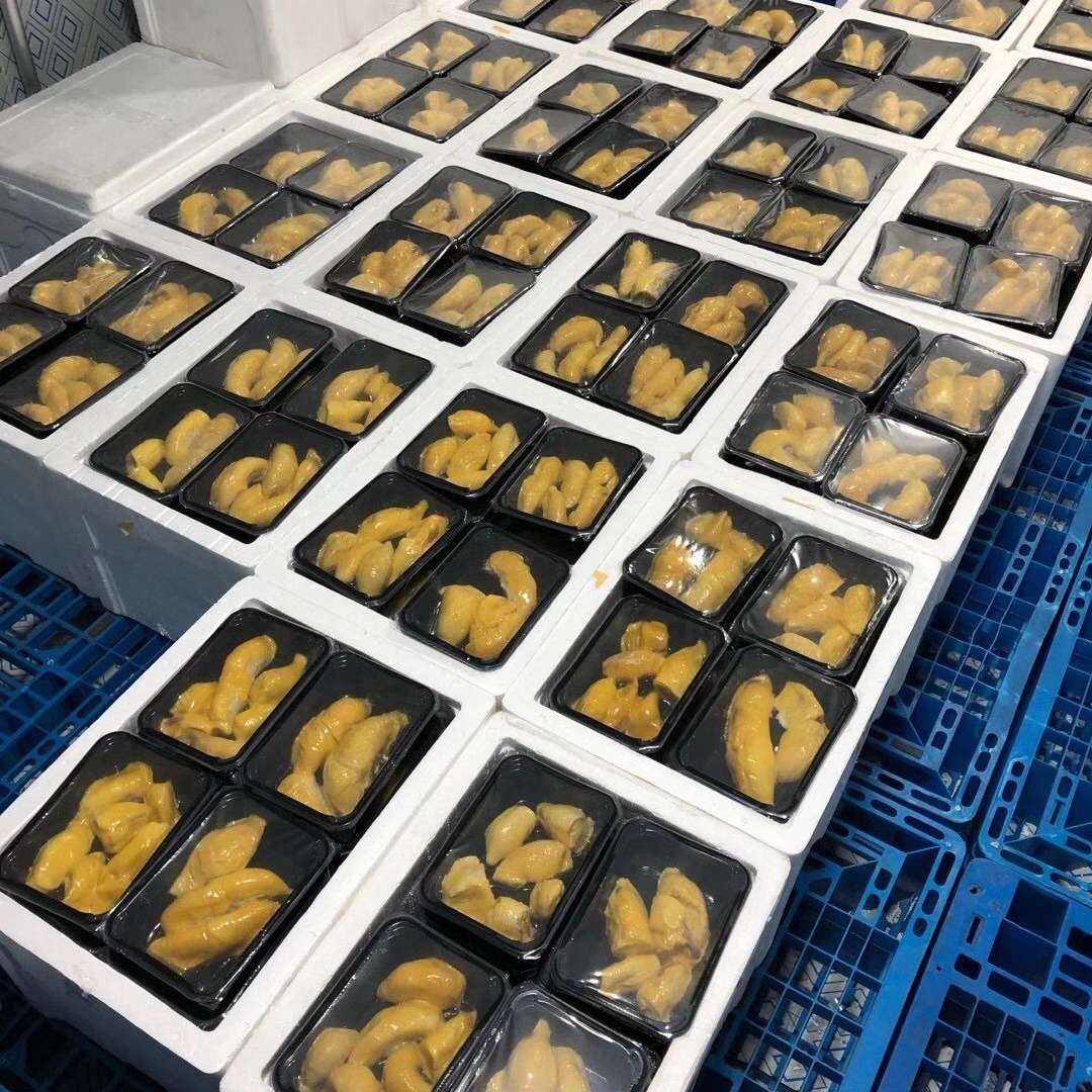 马来猫山王d197莫羲记榴莲果肉3d包装果肉榴莲肉400g液氮冷冻水果