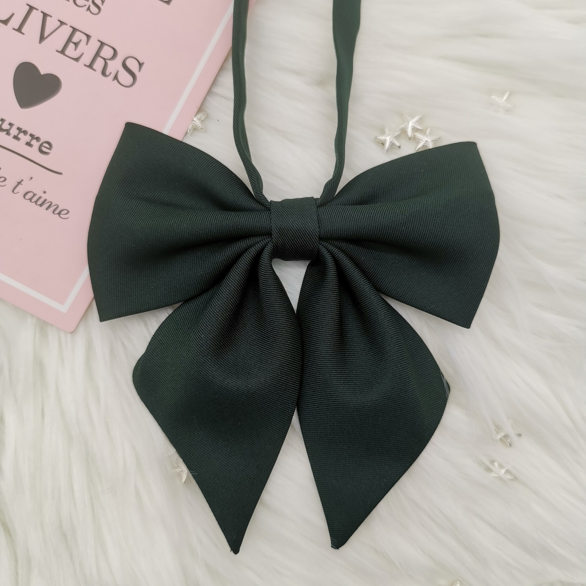 萌哒酱tr羽根jk领结女红赤制服学生纯色领花小物水手服蝴蝶结配饰