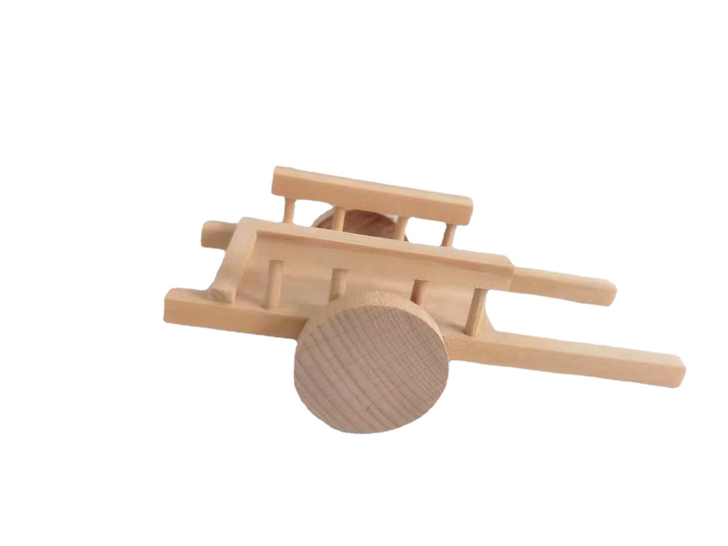 木制仿古农用车 平板手推车 儿童模型玩具车 房间木质工艺品摆件