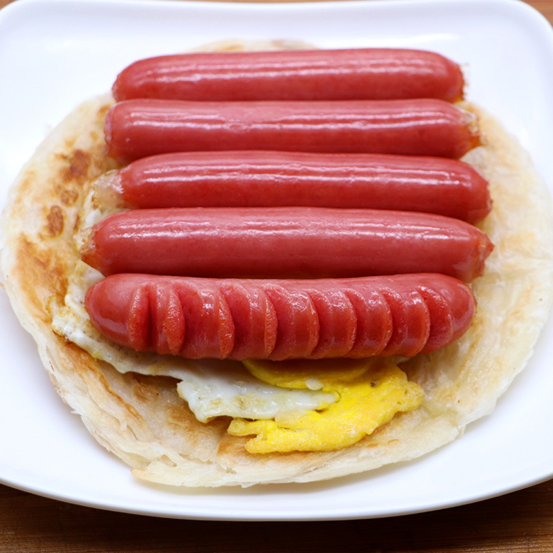 香大王原味热狗台湾风味烧烤油炸热狗肉肠商用手抓饼烤肠2.5kg/包