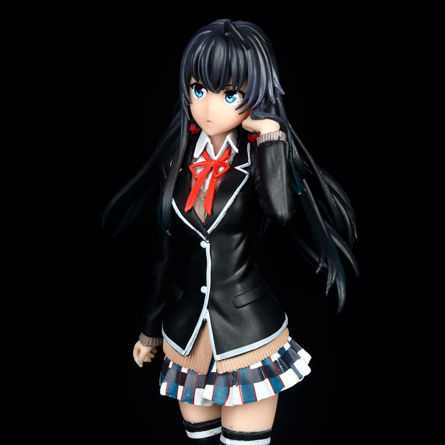 我的青春恋爱物语 雪之下雪乃 冬服校服 站姿 盒装手办公仔摆件