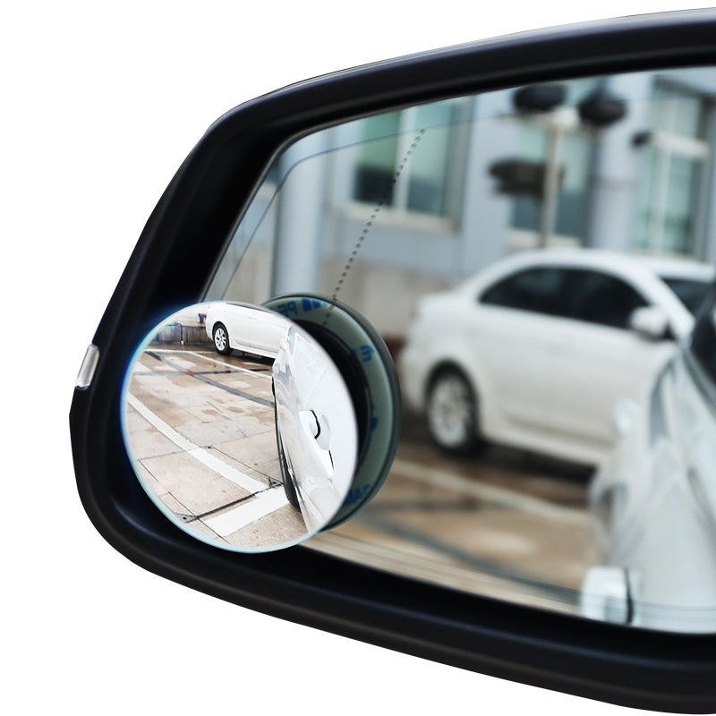 小圆镜后视镜汽车用教练车辅助镜神器前后盲区小车反光小镜子