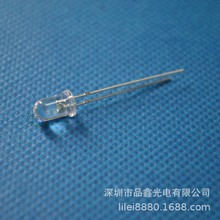 5MM/f5圆头白光 高亮/透明/长脚 led白光二极管 F5 5mm白灯