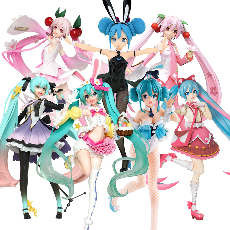 日本原装正版初音未来 MIKU初音 巡音手办景品盲盒摆件动漫周边
