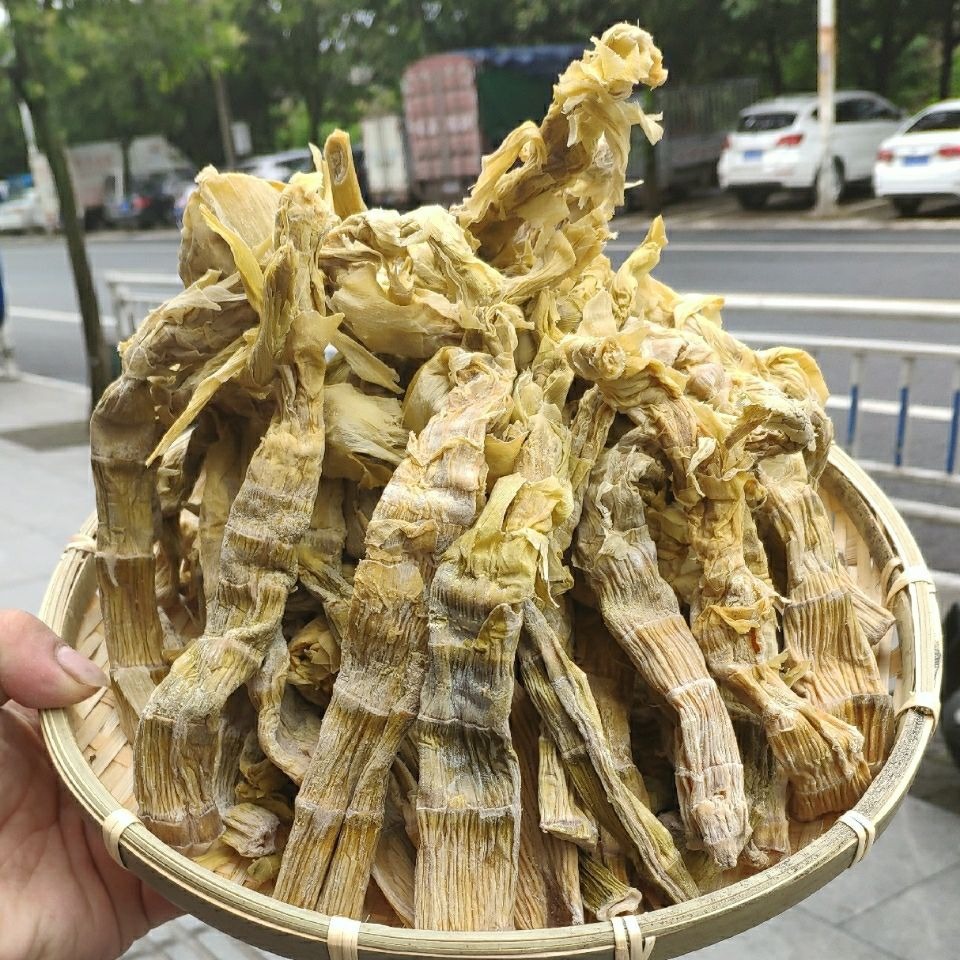 安徽绩溪燕笋干黄山特产农家自制野笋干茶笋绿笋扁尖新鲜笋干500g