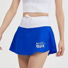 (5个口袋)运动裤裙裤女款跑步健身假两件瑜珈乒乓羽毛网球裤速干