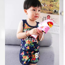 【特价清仓】2024夏季儿童韩版运动背心套装宝宝休闲运动童套装