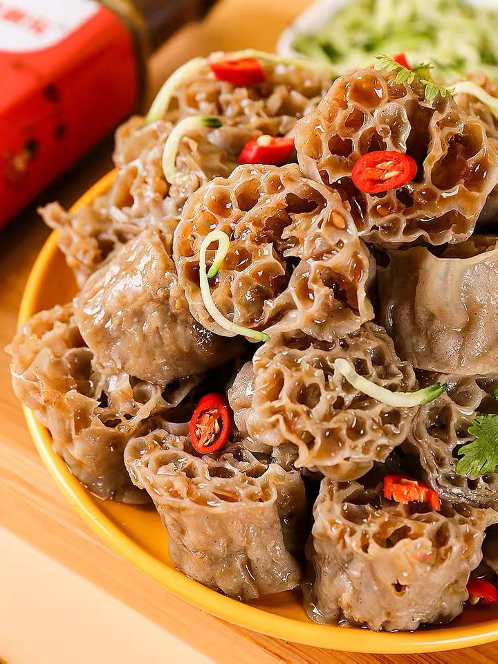 黑荞麦面藕吸汁网红减体肥代餐凉皮面筋凉拌菜火锅干货