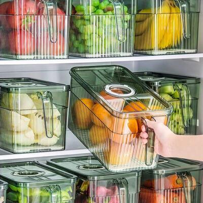 Factory Direct Supply Refrigerator Food Storage Box Fresh-Keeping Frozen Kitchen Fruit and Vegetable Egg Storage