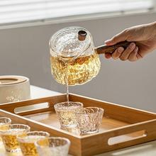 花茶壶套装煮水果下午茶具餐厅日式玻璃花茶杯具蜡烛加热温茶炉
