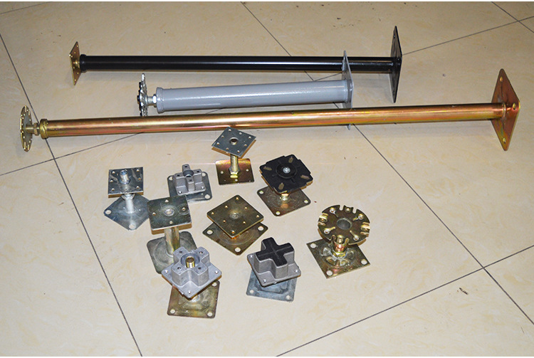 硫酸钙木基全钢防静电地板配件支架横梁吸盘加高加厚