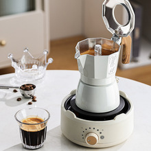 Bincoo双阀摩卡壶意式浓缩煮咖啡壶萃取家用咖啡户外露营装备器具