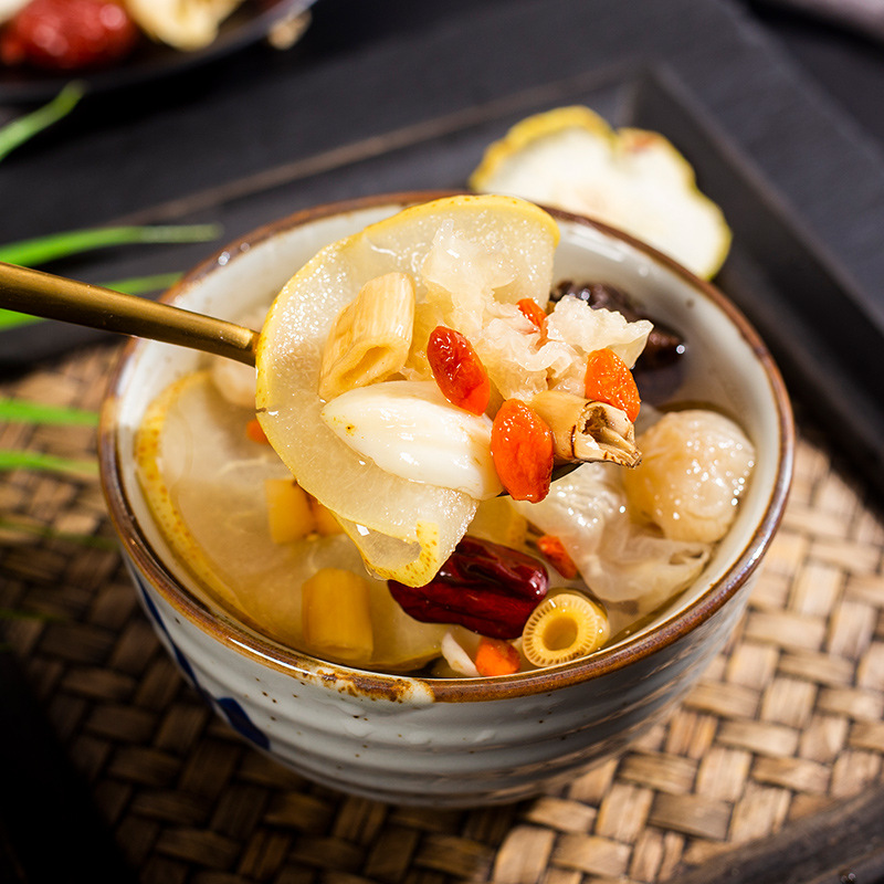 老北京小吊梨汤120g 银耳桂圆红枣枸杞百合芦根原料包