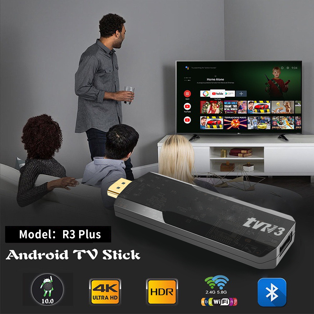 Tv3 Android TV Box TV Box Android 10 Cross-Border 4K Hd Bluetooth Stik Network Player