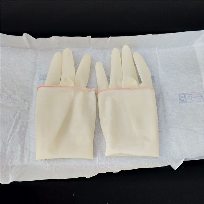 科邦 一次性医用灭菌橡胶外科无粉手套科邦有粉实验室手术手套