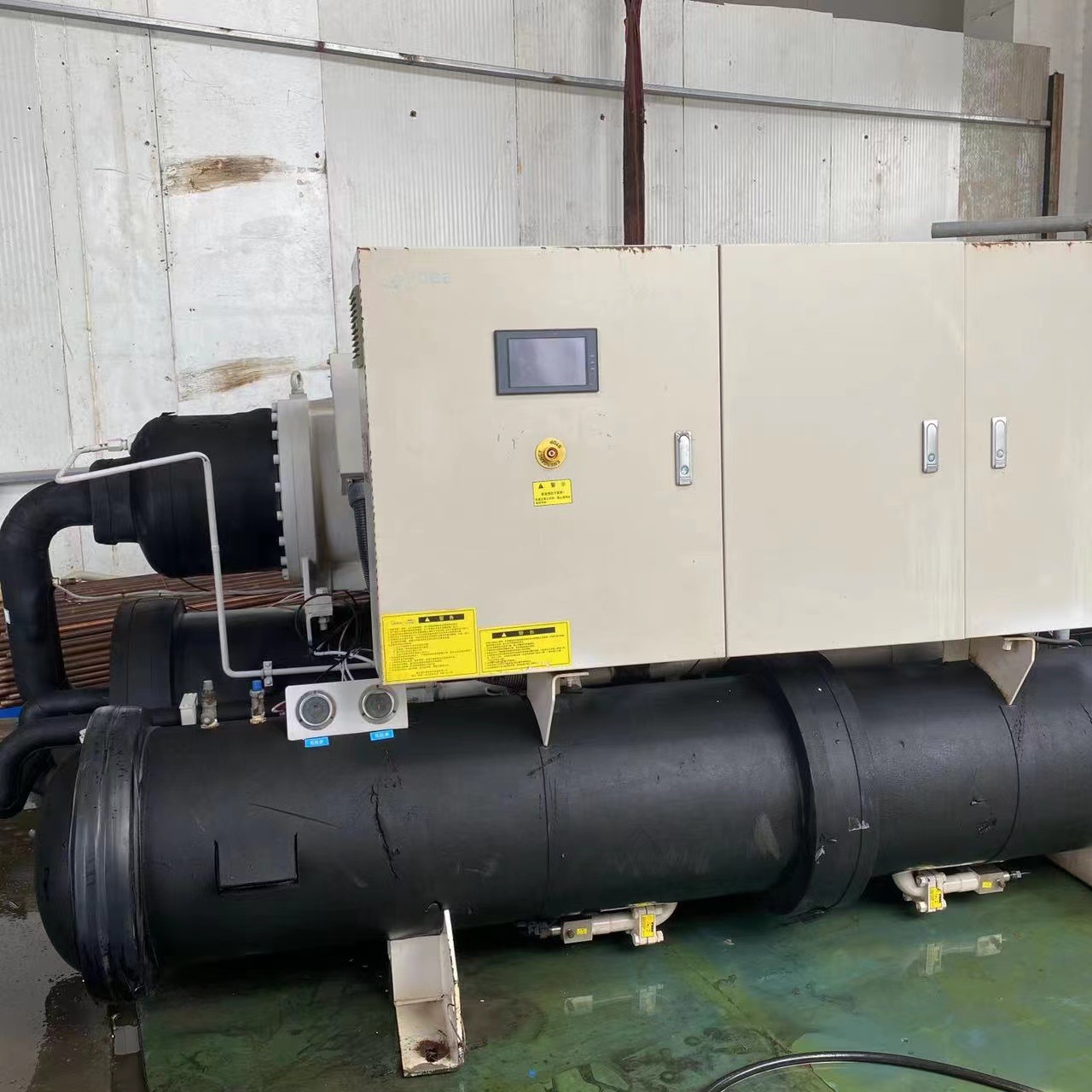 二手九成新美的1030kw水源热泵机组美的lsblghp1030/m美的中央空