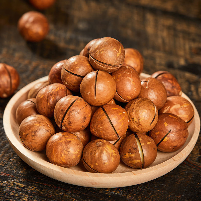 精选新货夏威夷果奶油味坚果一整箱原味新鲜1000g 500g 200g批发