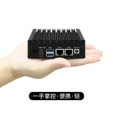 X86-P2迷你软路由双网口2.5G N4000 J4105 J4125工控机弱电箱静音