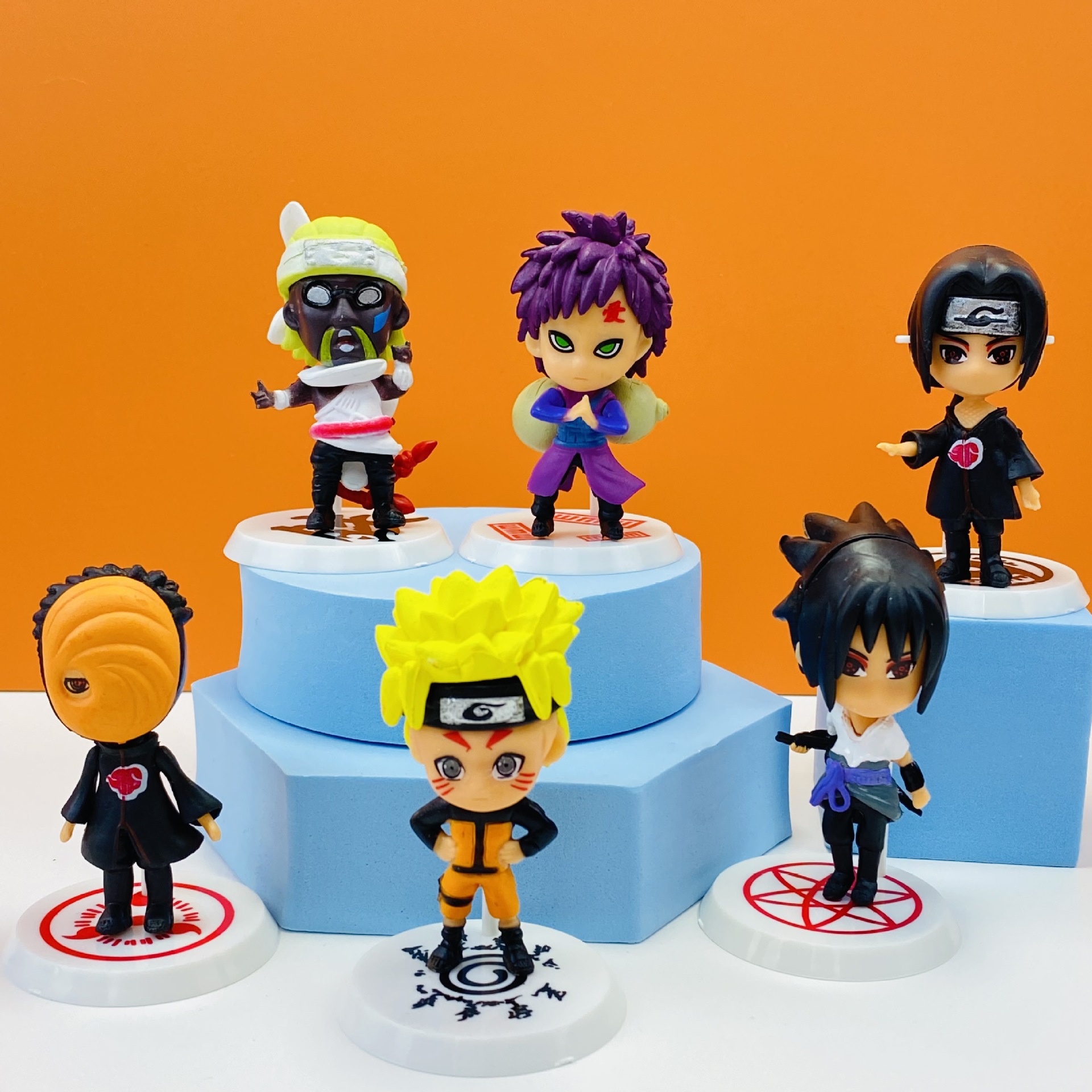 18代19代火影忍者盲盒手办玩偶扭蛋玩具公仔模型蛋糕摆件汽车装饰