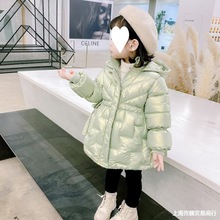 女宝宝冬装棉衣小女童冬季棉服儿童冬款加绒加厚小童洋派棉袄外套