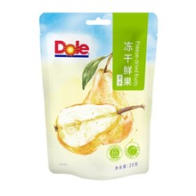 Dole/都乐梨干片特产果脯水果脆片20g梨子冻干开胃即食零食小吃