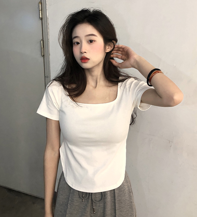 短袖t恤 宽松 短袖上衣t恤 宽松 柔软 舒适 少女女生潮t 潮 批发