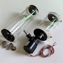 电脑水冷水箱水泵改装液冷散热器配件圆柱透明亚克力水箱大容量