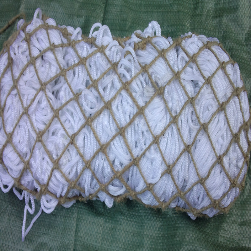 广州永牌绳网人工编织网袋 耐泡水环保包装尼龙网兜 礼品装饰网套