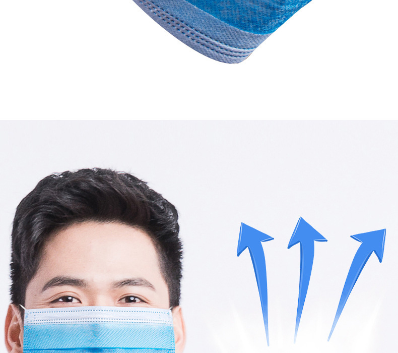 无纺布一次性口罩透气雾霾唾沫防护儿童民用三四层熔喷活性炭口罩