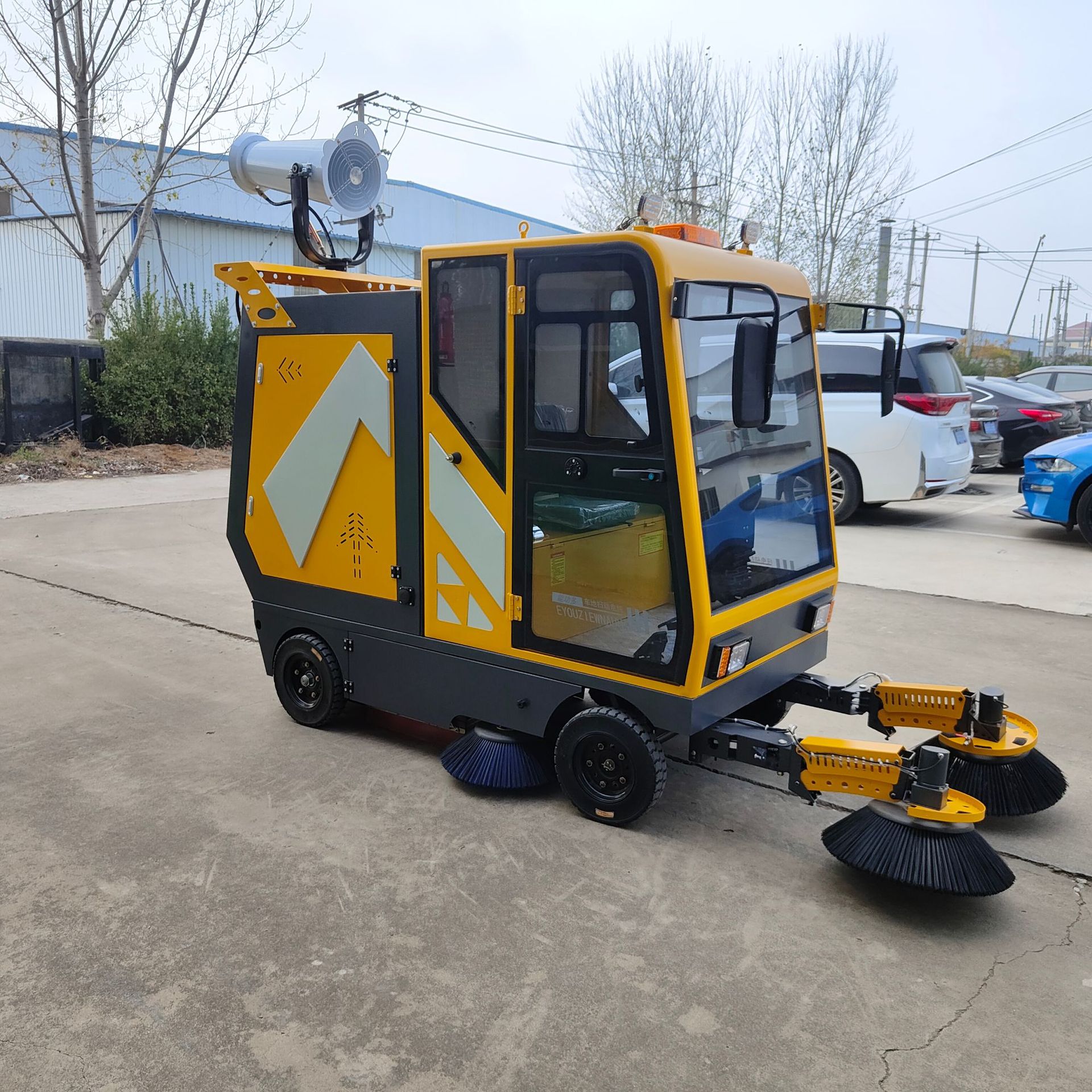 公园电动四轮扫地车 公园电动四轮落叶清除车-阿里巴巴
