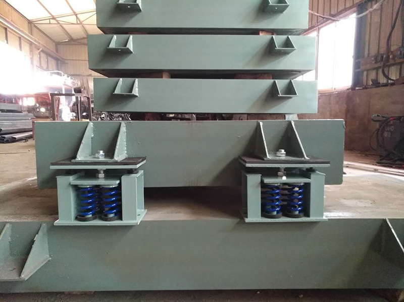 汉威批发水泵减震台座风机空调钢架焊接减震台座定做设备减振台座