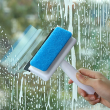 二合一玻璃刮桌面清洁刷去污海绵擦刮水器家用镜子刮窗户刮洗