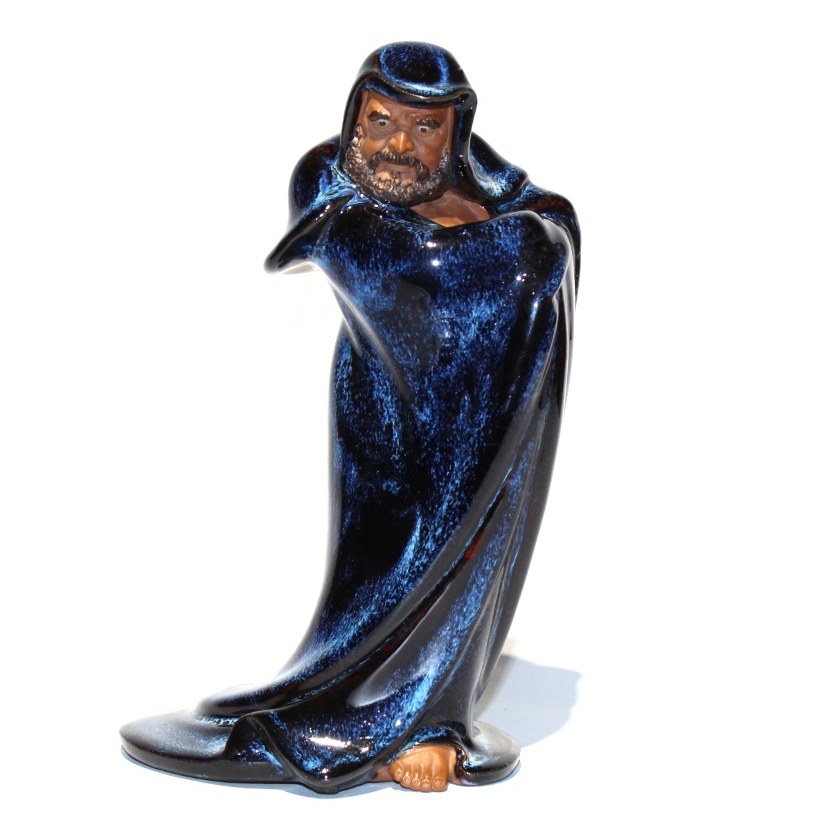 厂家直销达摩石湾陶瓷公仔美陶家居人物摆设镇宅送礼佳品一件代发