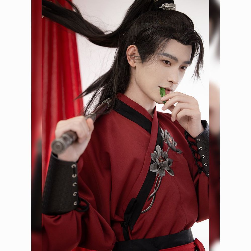 汉服男装古风公子帅气书生中国风侠客情侣款春秋大码套装霸气魏晋