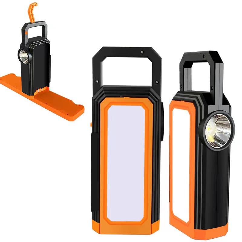 Multifunctional Searchlight Outdoor Waterproof Solar Charge Pal Power Torch Led Portable Lamp Wholesale Camping
