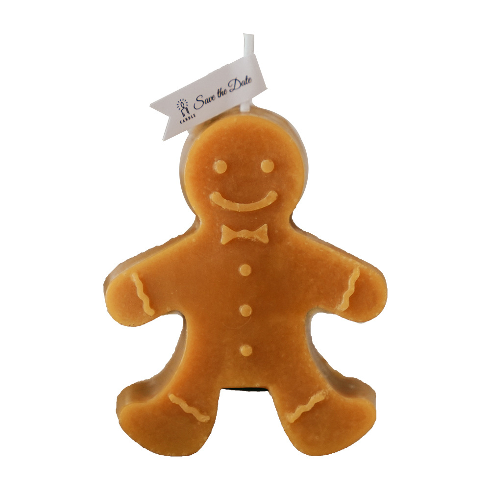 Wholesale Modeling Gingerbread Man Aromatherapy Christmas Candle Creative Holiday Atmosphere Decoration Christmas Gift Aromatherapy Candle